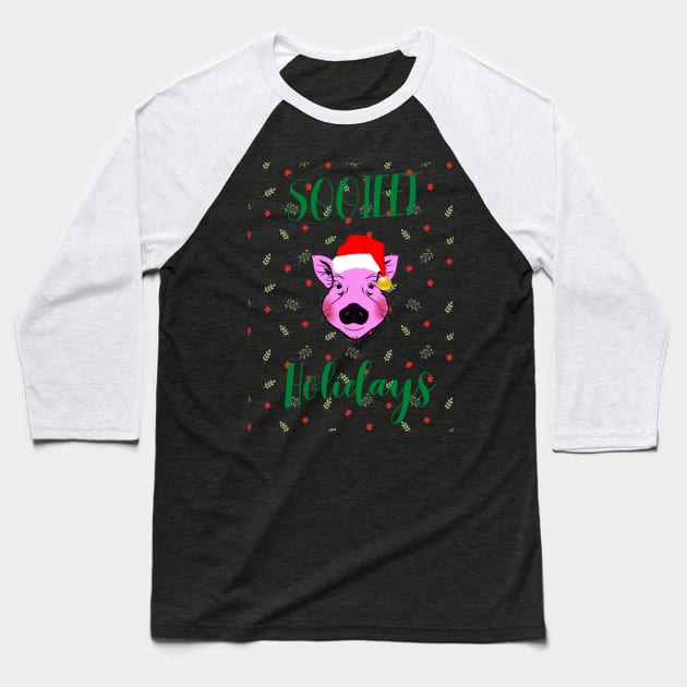 Sooieet Holidays Baseball T-Shirt by PawsnHogs